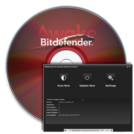 startbar antivirus-räddnings-cd från bitdefender